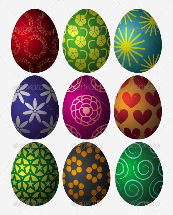 GraphicRiver Easter Eggs 7364801 GraphicRiver Easter Eggs 7364801