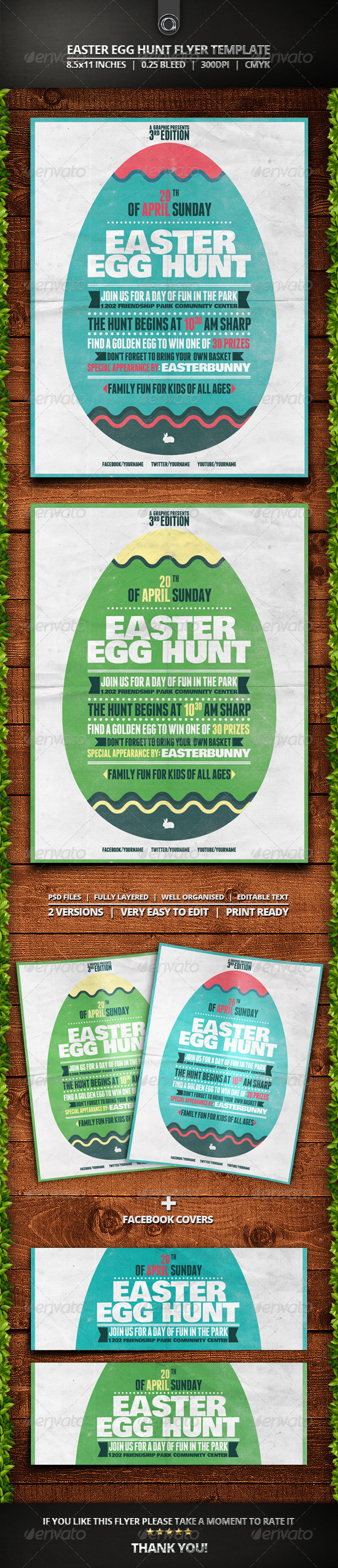 GraphicRiver Easter Egg Hunt Flyer Template 7365531 GraphicRiver Easter Egg Hunt Flyer Template 7365531