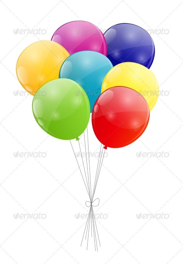 GraphicRiver Color Glossy Balloons Background 7365698 GraphicRiver Color Glossy Balloons Background 7365698