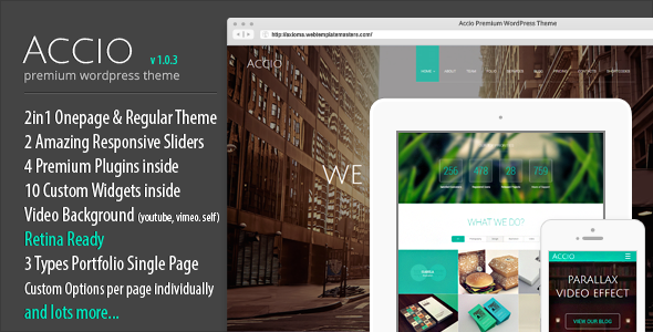 ThemeForest Accio One Page Parallax Responsive WordPress Theme 7059765 ThemeForest Accio One Page Parallax Responsive WordPress Theme 7059765