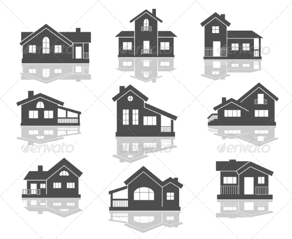 House Icons Set (Buildings)