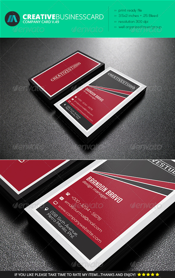 GraphicRiver Business Card Vol.49 7369129 GraphicRiver Business Card Vol.49 7369129