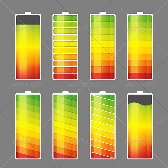GraphicRiver Battery Energy Meter Icon 7369777 GraphicRiver Battery Energy Meter Icon 7369777