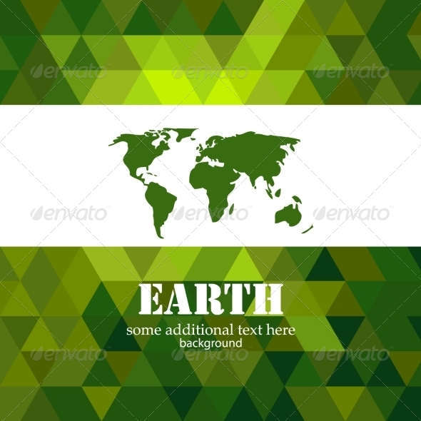 GraphicRiver Abstract green Earth mosaic background 7371962 GraphicRiver Abstract green Earth mosaic background 7371962