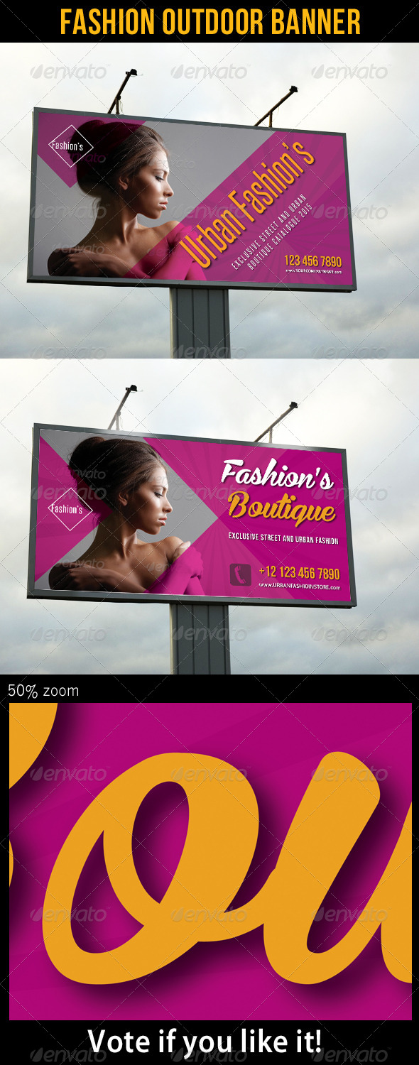 GraphicRiver Fashion Outdoor Banner 22 7372663 GraphicRiver Fashion Outdoor Banner 22 7372663