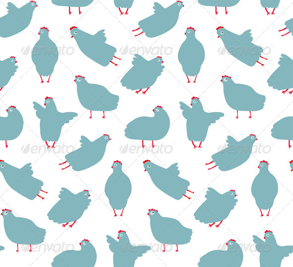 GraphicRiver Funny Hen Seamless Pattern Background 7351623 GraphicRiver Funny Hen Seamless Pattern Background 7351623