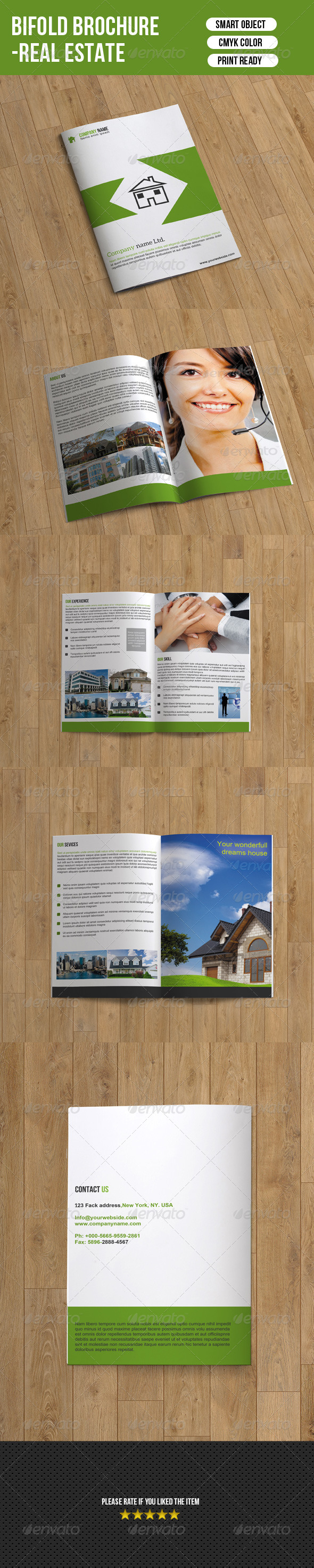 GraphicRiver Bifold Real Estate Brochure 7374889 GraphicRiver Bifold Real Estate Brochure 7374889