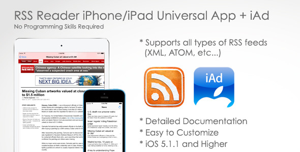 CodeCanyon RSS Reader for iPhone iPad & iAd 7143270 CodeCanyon RSS Reader for iPhone iPad & iAd 7143270