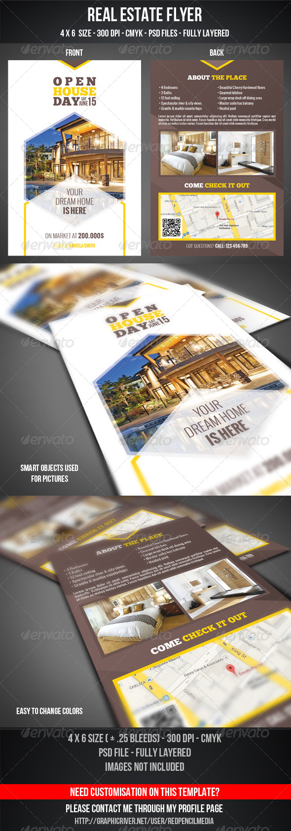 GraphicRiver Real Estate Flyer 7375795 GraphicRiver Real Estate Flyer 7375795