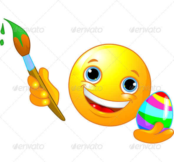 GraphicRiver Emoticon Coloring Easter Egg 7377332 GraphicRiver Emoticon Coloring Easter Egg 7377332