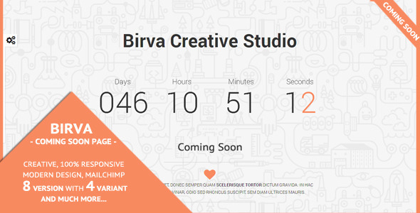 ThemeForest Birva Creative Coming Soon Theme 7377336 ThemeForest Birva Creative Coming Soon Theme 7377336