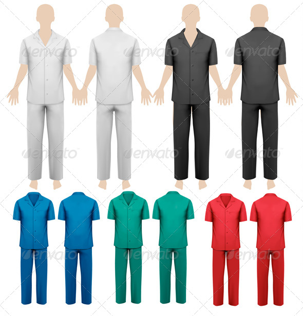 GraphicRiver Set of Work Overalls 7379140 GraphicRiver Set of Work Overalls 7379140