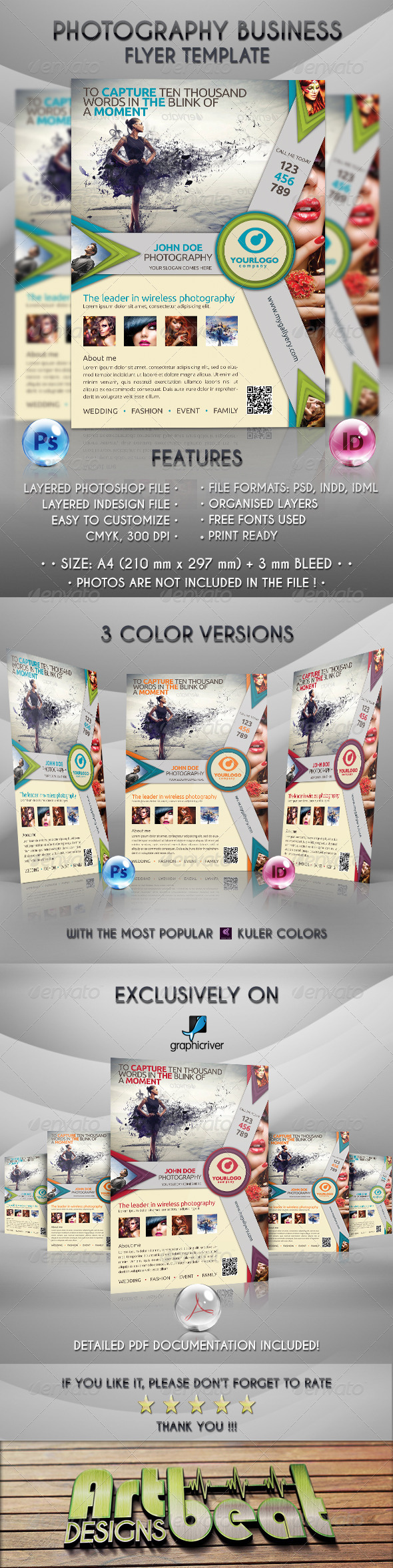 GraphicRiver Photography Business Flyer Template 7381273 GraphicRiver Photography Business Flyer Template 7381273