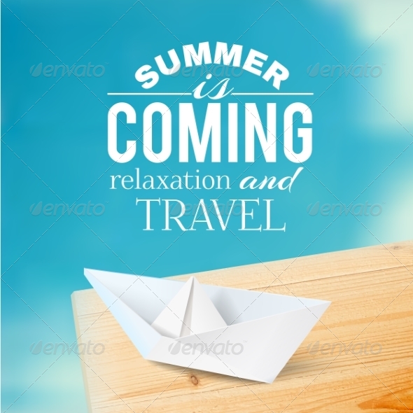 GraphicRiver Summer Background with Text 7382867 GraphicRiver Summer Background with Text 7382867