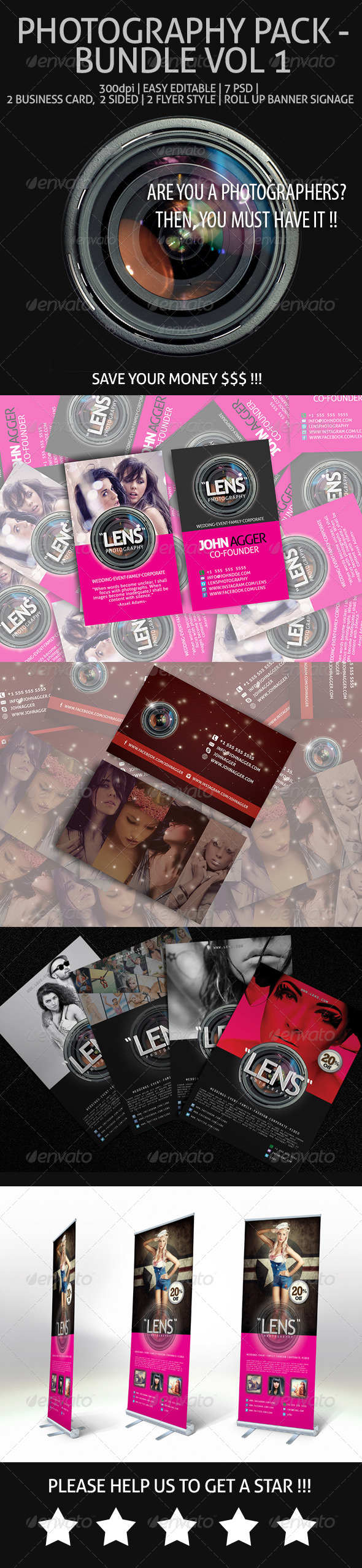 GraphicRiver Photography Pack Bundle Vol 1 7383251 GraphicRiver Photography Pack Bundle Vol 1 7383251