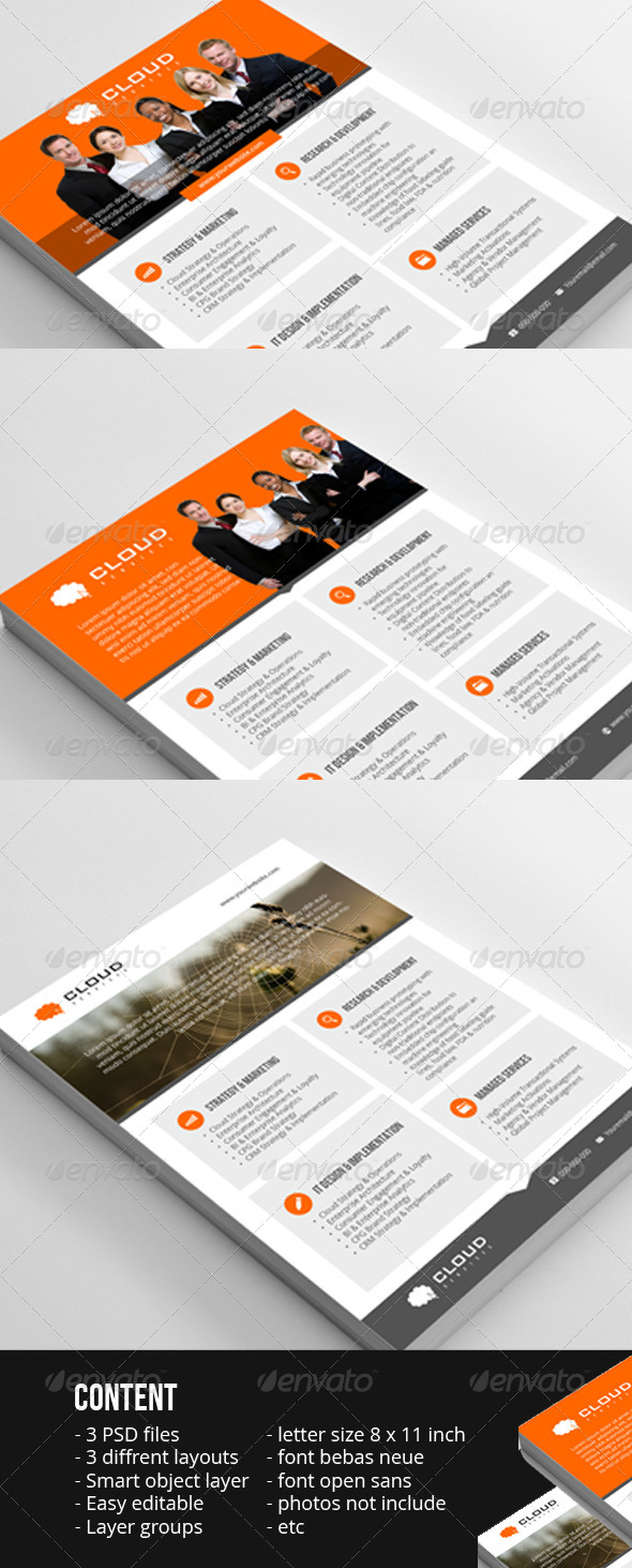 GraphicRiver Corporated Flyer For internet services 7368959 GraphicRiver Corporated Flyer For internet services 7368959