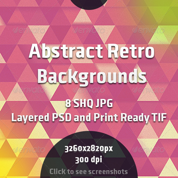 GraphicRiver Abstract Retro Backgrounds 7384586 GraphicRiver Abstract Retro Backgrounds 7384586