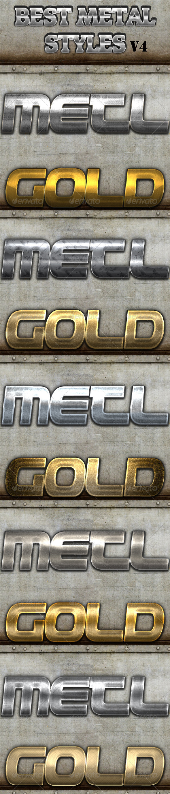 GraphicRiver Best Metal Styles 7384600 GraphicRiver Best Metal Styles 7384600