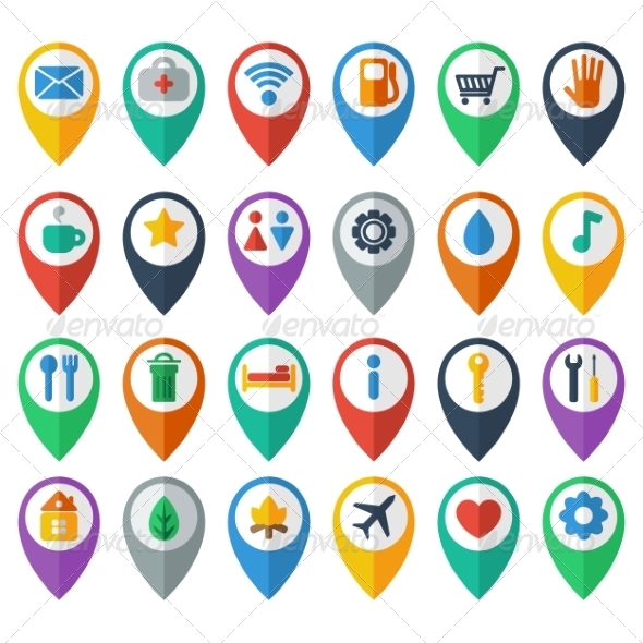 GraphicRiver Navigation Icons 7385006 GraphicRiver Navigation Icons 7385006