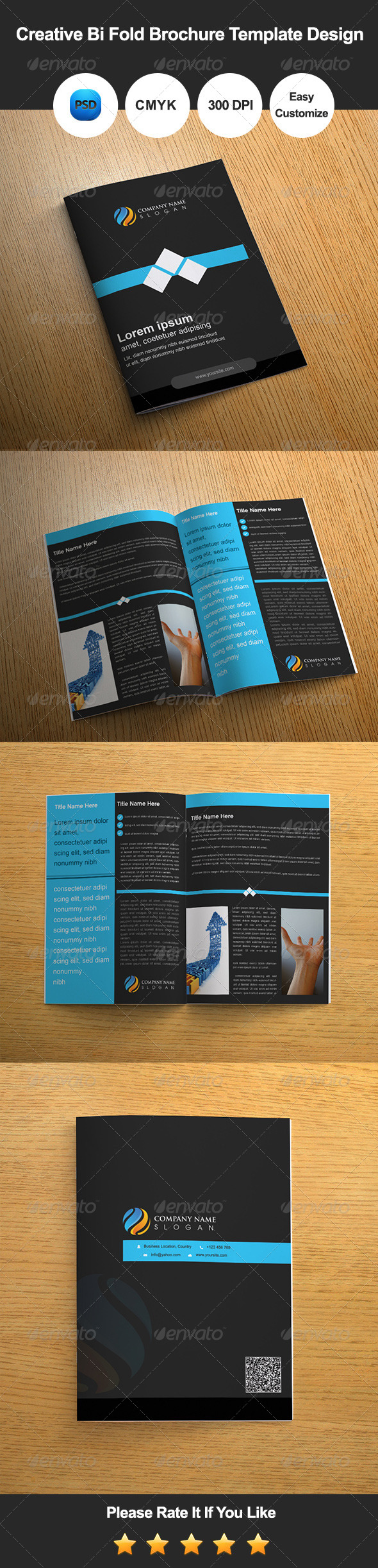 GraphicRiver Creative Bi Fold Brochure Template Design 7385074 GraphicRiver Creative Bi Fold Brochure Template Design 7385074