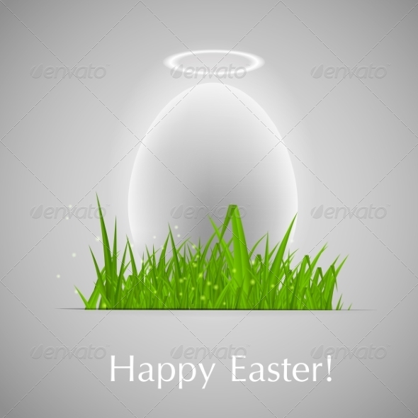 Easter Background Vector Illustration (Computers)