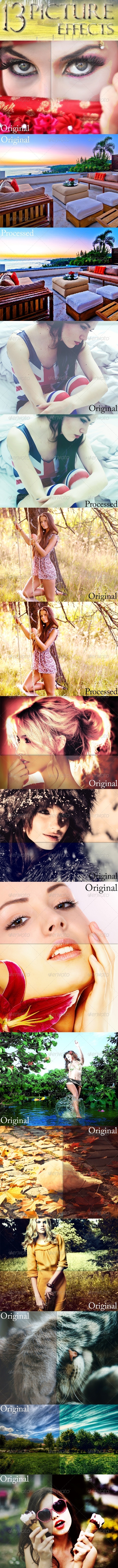 GraphicRiver 13 Picture Effects 7386464 GraphicRiver 13 Picture Effects 7386464