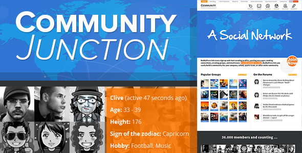 ThemeForest CommunityJunction BuddyPress Theme 7298510 ThemeForest CommunityJunction BuddyPress Theme 7298510