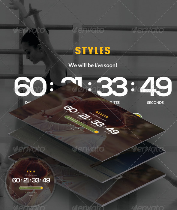 Styles - Coming Soon Page (404 Pages)