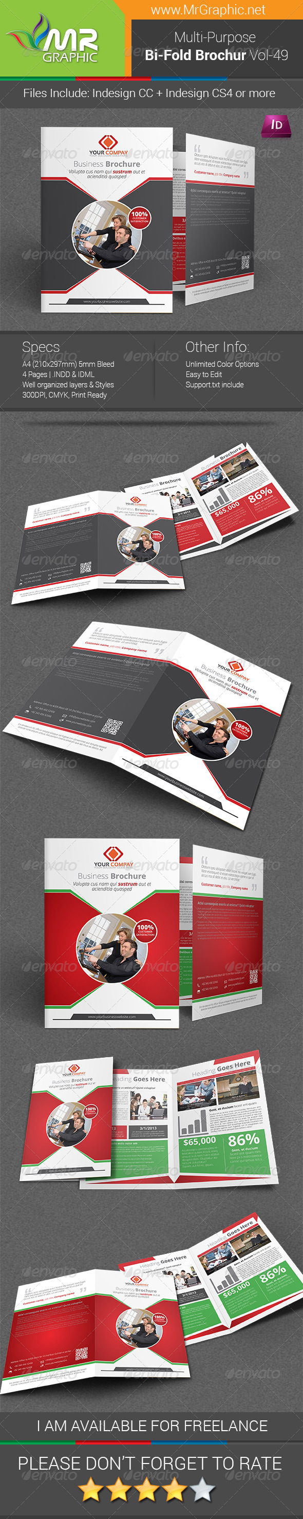 GraphicRiver Multi-purpose Bi-fold Brochure Template Vol-49 7392767 GraphicRiver Multi-purpose Bi-fold Brochure Template Vol-49 7392767