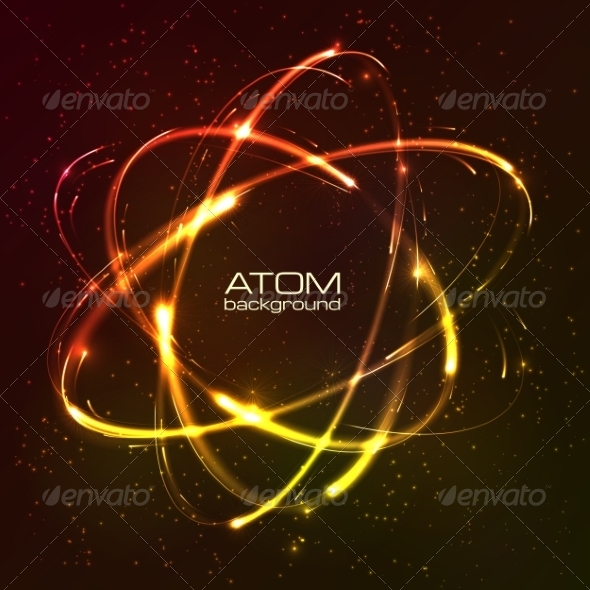 GraphicRiver Vector Shining Neon Lights Atom Model 7392769 GraphicRiver Vector Shining Neon Lights Atom Model 7392769