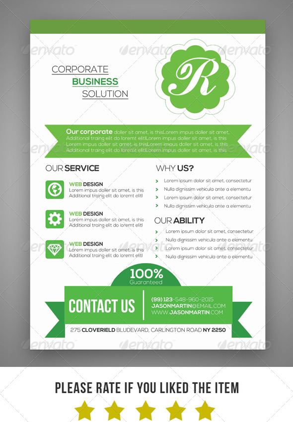 GraphicRiver Corporate Business Flyer V2 7393603 GraphicRiver Corporate Business Flyer V2 7393603