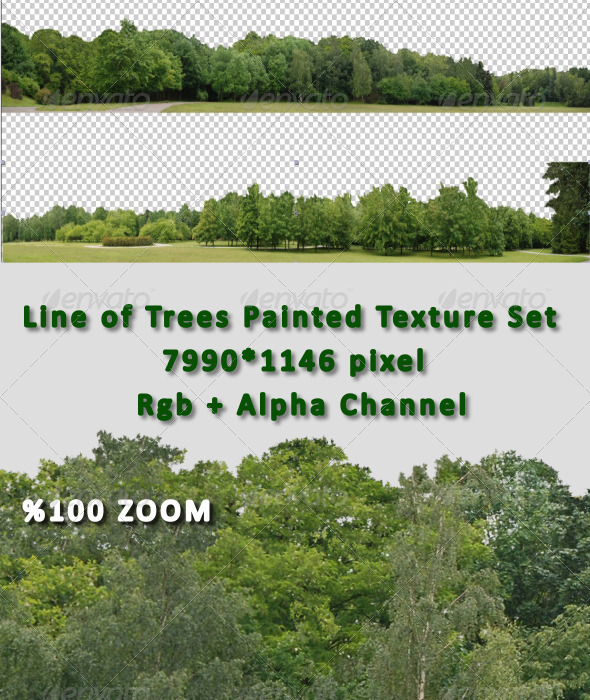 3DOcean Line of Tree Painted Hi-Res Texture Set 7394261 3DOcean Line of Tree Painted Hi-Res Texture Set 7394261