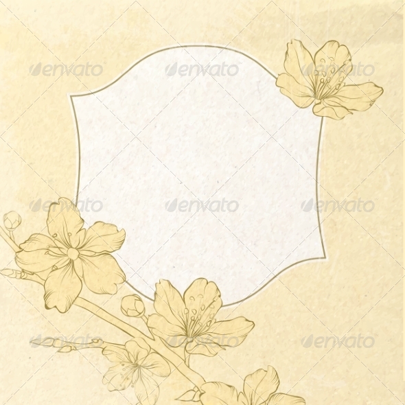 GraphicRiver Card with Spring Roses in Vintage Style 7394477 GraphicRiver Card with Spring Roses in Vintage Style 7394477