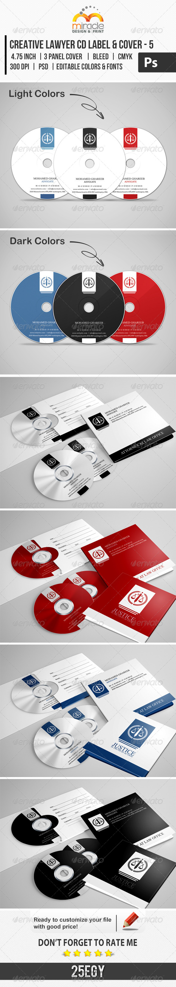 GraphicRiver Creative Lawyer CD Label & Cover #5 7396036 GraphicRiver Creative Lawyer CD Label & Cover #5 7396036
