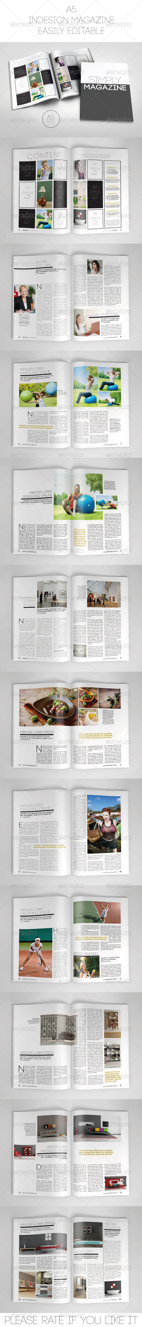 GraphicRiver A5 Magazine Template Portrait 7396655 GraphicRiver A5 Magazine Template Portrait 7396655