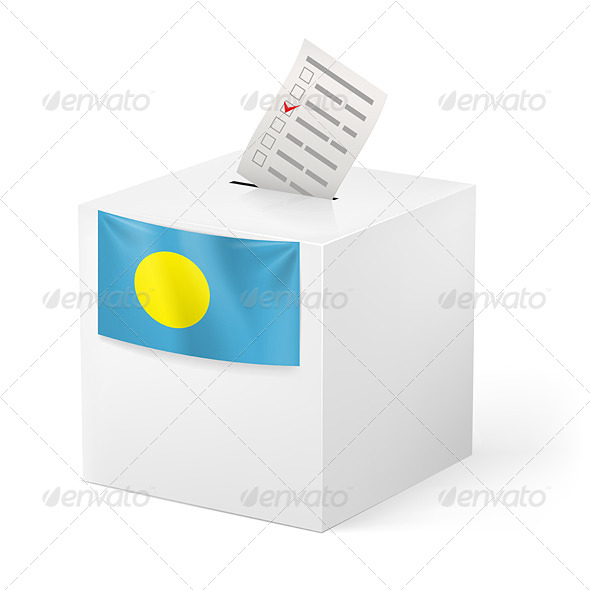 GraphicRiver Ballot Box with Voting Paper Palau 7396748 GraphicRiver Ballot Box with Voting Paper Palau 7396748