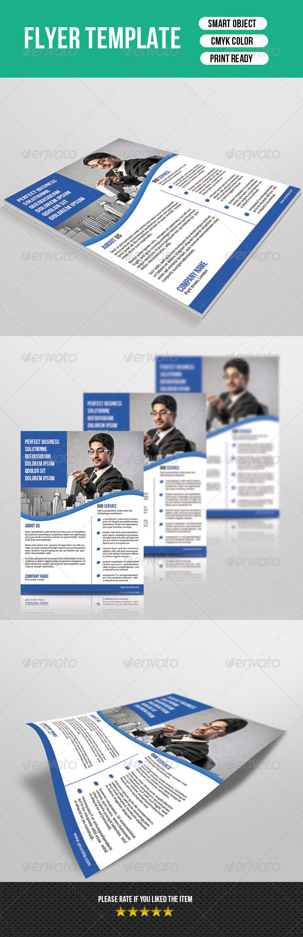 GraphicRiver Corporate Flyer Template 7396837 GraphicRiver Corporate Flyer Template 7396837