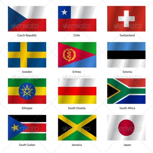 GraphicRiver Set Flags of World Sovereign States Vector 7397003 GraphicRiver Set Flags of World Sovereign States Vector 7397003