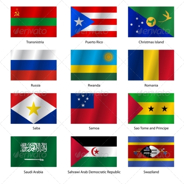 GraphicRiver Set Flags of World Sovereign States Vector Illustration 7397013 GraphicRiver Set Flags of World Sovereign States Vector Illustration 7397013