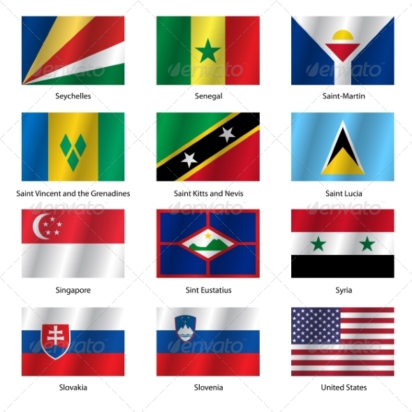 GraphicRiver Set Flags of World Sovereign States Vector Illustration 7397015 GraphicRiver Set Flags of World Sovereign States Vector Illustration 7397015
