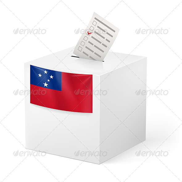 GraphicRiver Ballot Box with Voting Paper Samoa 7397362 GraphicRiver Ballot Box with Voting Paper Samoa 7397362
