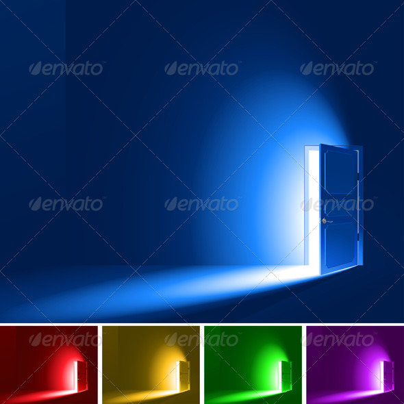 GraphicRiver Light Through a Door 7401739 GraphicRiver Light Through a Door 7401739