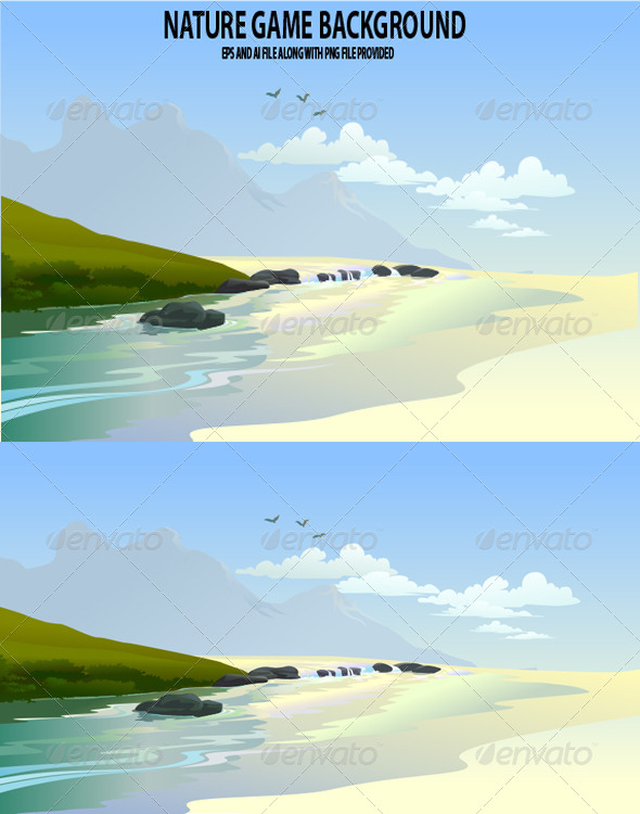 GraphicRiver Nature Game Background 7404600 GraphicRiver Nature Game Background 7404600