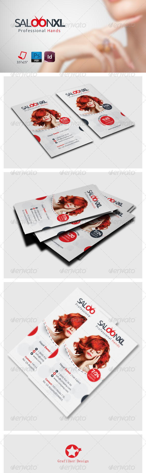 GraphicRiver Saloon Business Card Template 7406024 GraphicRiver Saloon Business Card Template 7406024