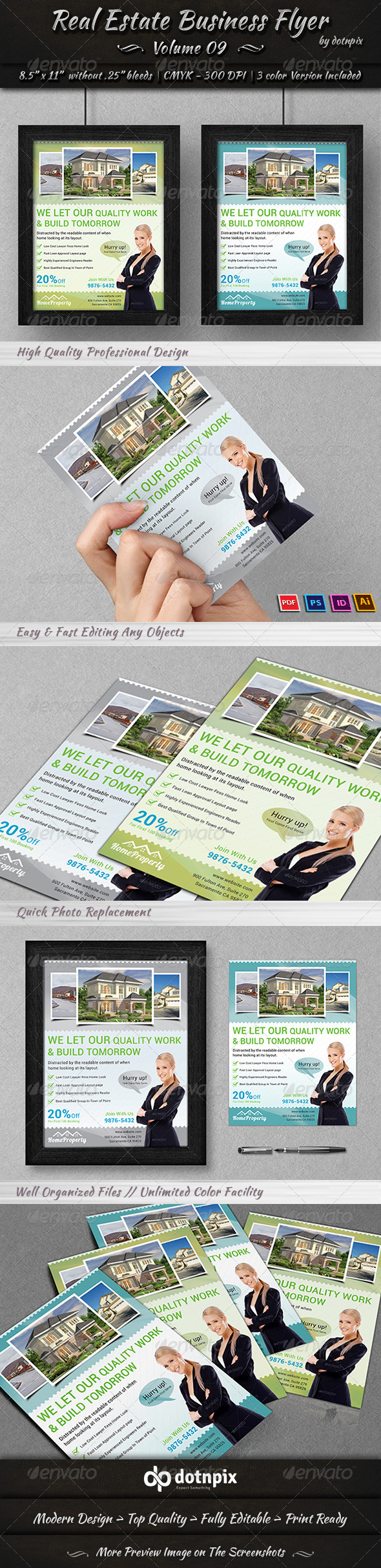 GraphicRiver Real Estate Business Flyer Volume 9 7406518 GraphicRiver Real Estate Business Flyer Volume 9 7406518