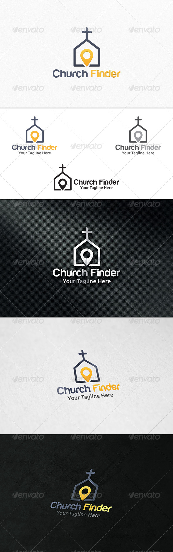 GraphicRiver Church Finder Logo Template 7407751 GraphicRiver Church Finder Logo Template 7407751