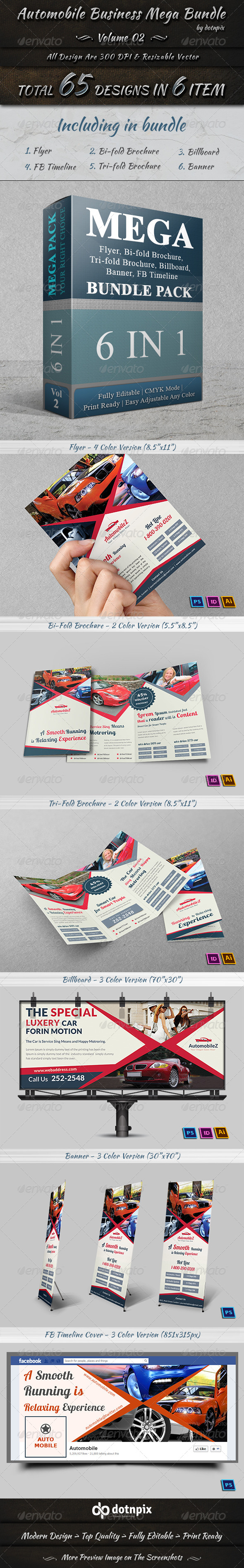 Automobile Business Mega Bundle | Volume 2 (Stationery)