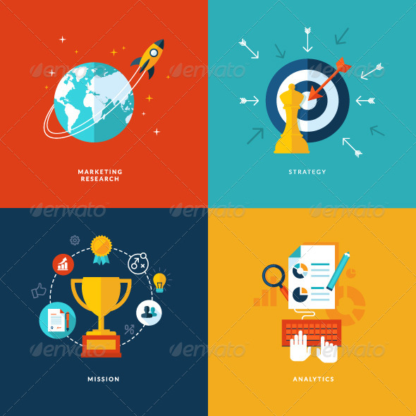 GraphicRiver Flat Design Concept Icons for Business 7352393 GraphicRiver Flat Design Concept Icons for Business 7352393
