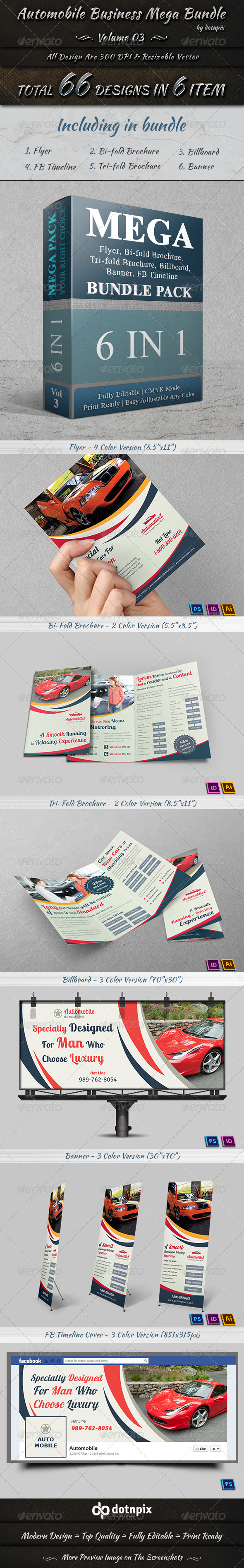 Automobile Business Mega Bundle | Volume 3 (Stationery)