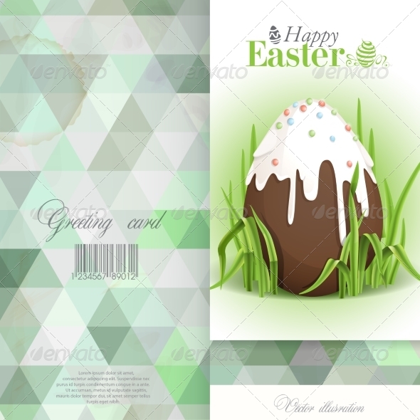 GraphicRiver Chocolate Easter Egg 7410344 GraphicRiver Chocolate Easter Egg 7410344
